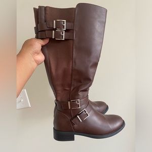 Torrid Buckle Knee Boot WW